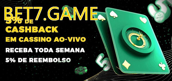 Promoções do cassino ao Vivo BET7.GAME